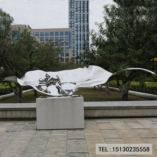 城市不锈钢白钢艺术雕塑制作公司